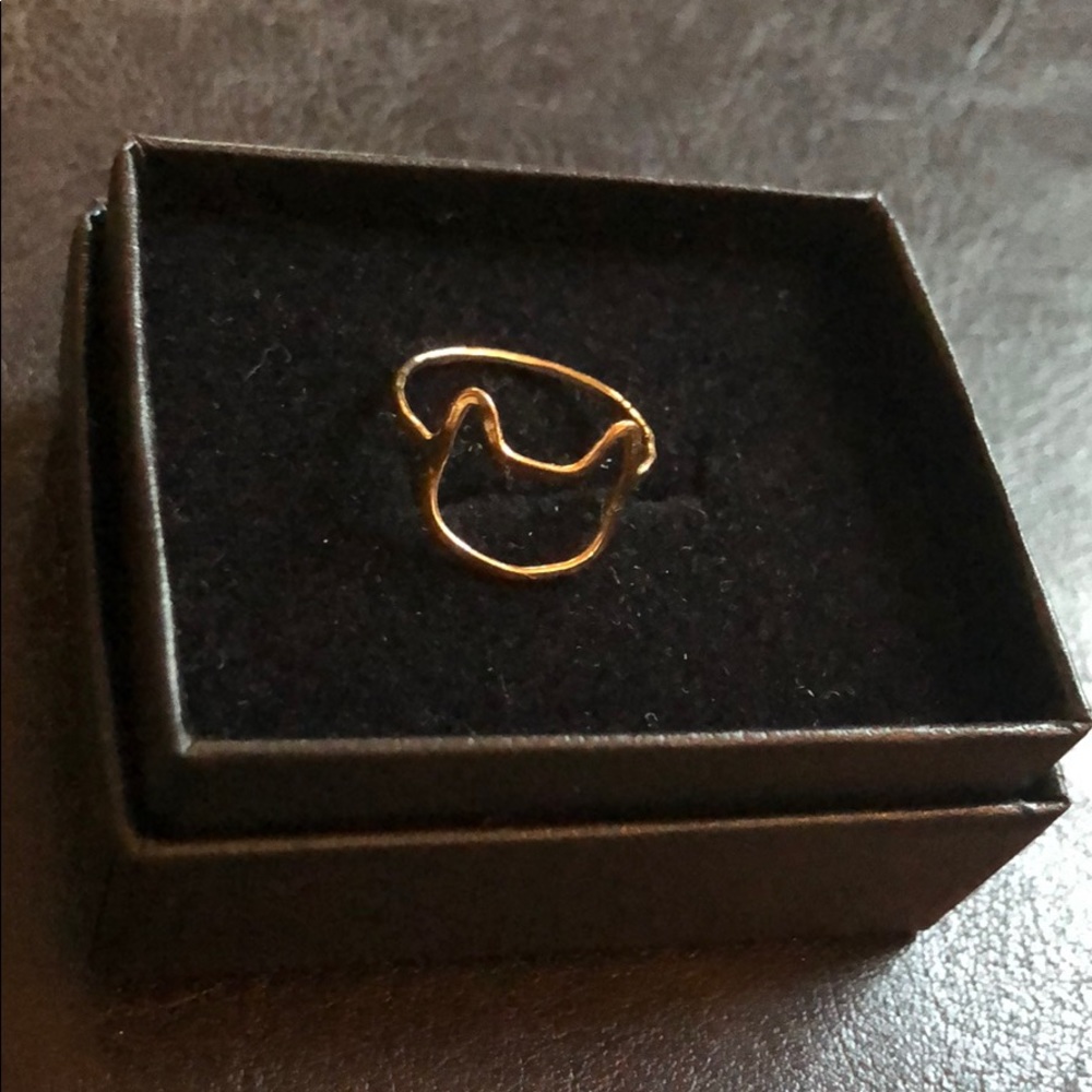 Gold-fill Cat Ring
